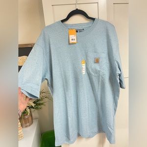 Light blue Carhartt men’s loose fit tshirt